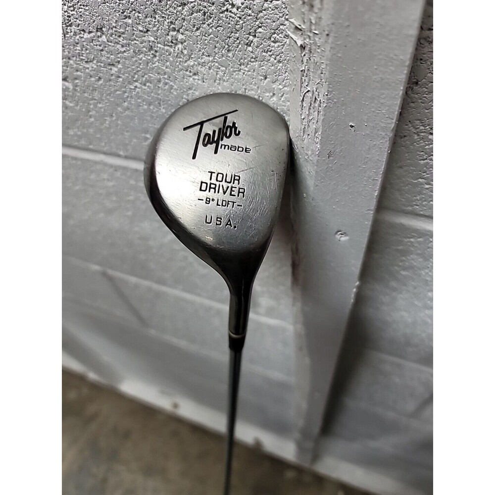 Vtg TaylorMade USA Pittsburgh Persimmon Tour Driver 9° Loft Right Handed. USA
